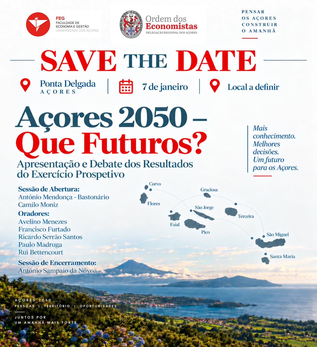 DRA&ccedil;ores - A&ccedil;ores 2050-Que Futuros 07-01-2027